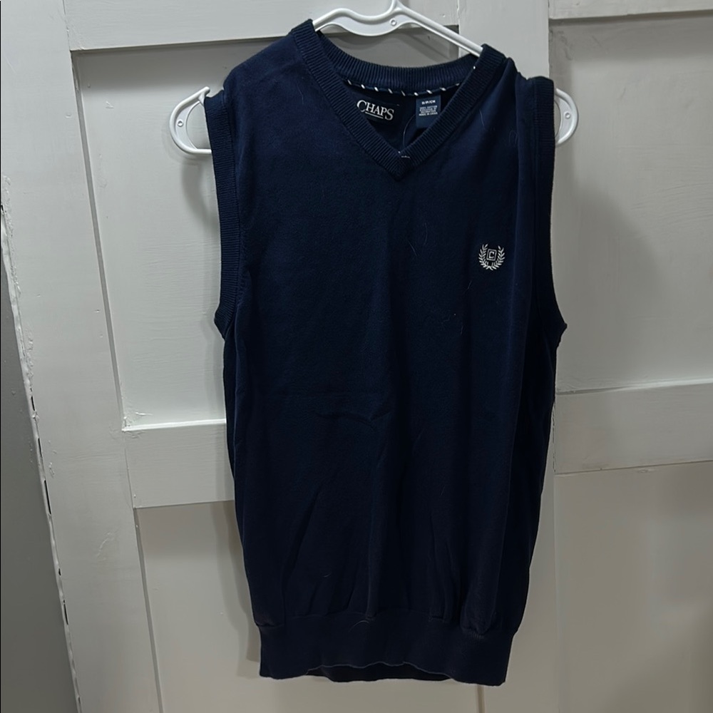 Chaps Blue V-Neck Sweater